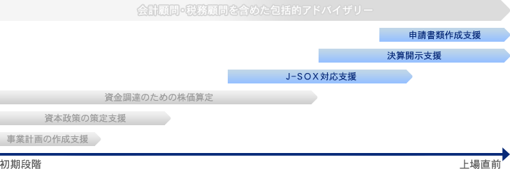Ｊ-ＳＯＸ対応支援・決算開示支援・申請書類作成支援